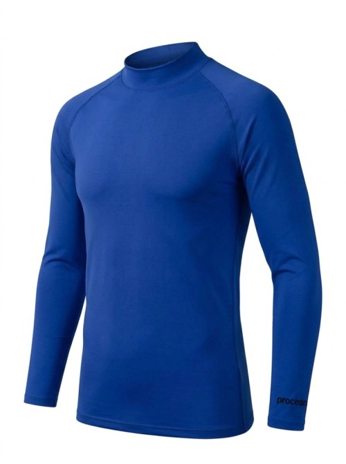 Lycra shirt blauw Heren Lang